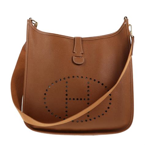 hermes brown leather bag